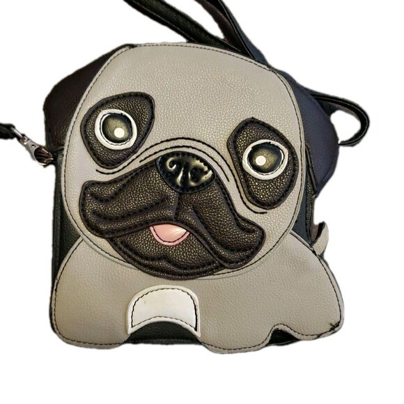 Sleepyville Critters Universal Studios Men In Black Pug Dog Crossbody Bag READ - Picture 1 of 10